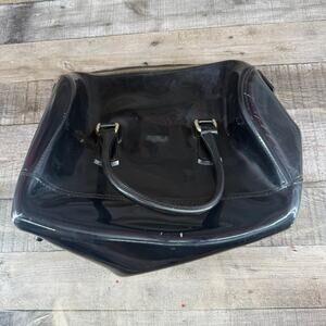 Furla Candy Bag Black Rubber Handbag